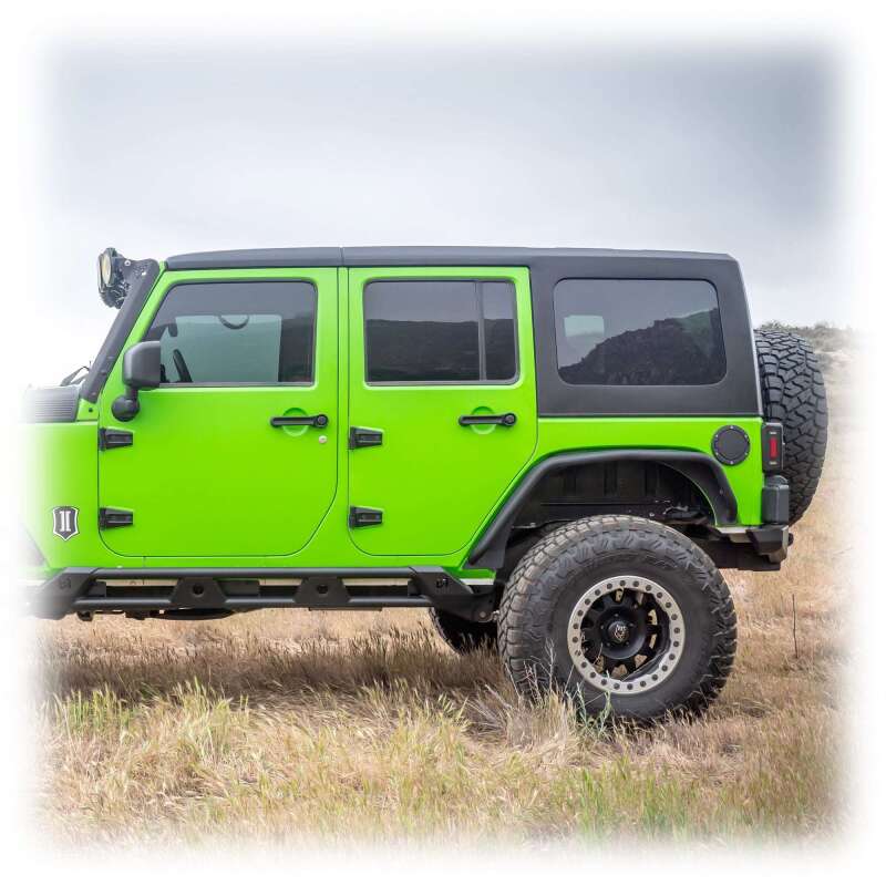 Jeep Wrangler JK Hardtop - TURN Offroad - Squareback 2-Piece - White - `07-`18